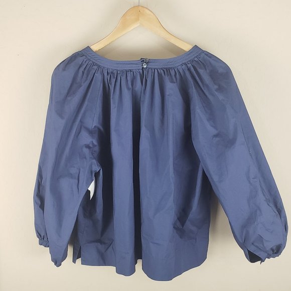 J. Crew Navy Embellished Top - Picture 7 of 10